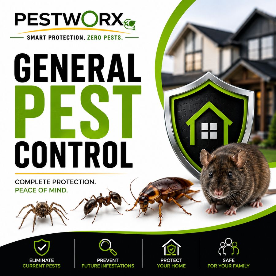 Pestworx General Pest Control graphic