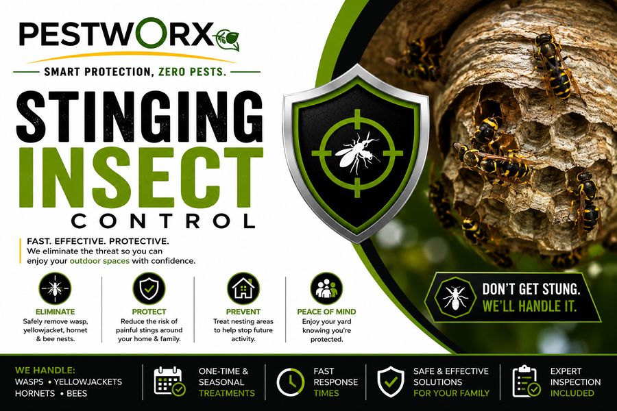 Pestworx Stinging Insect Control graphic